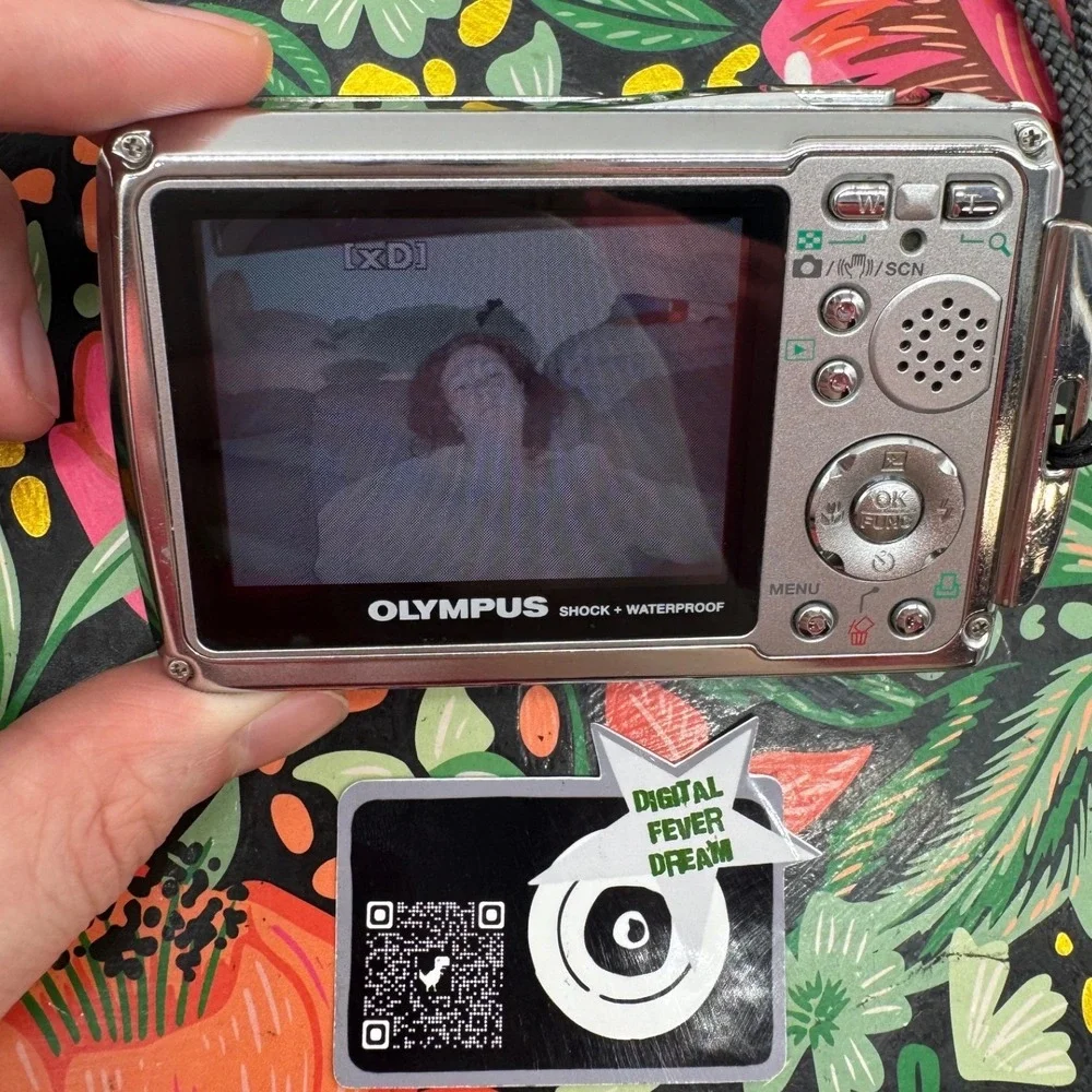 Olympus Stylus 720 SW Digital Camera Silver Shock Waterproof 7.1MP with Charger